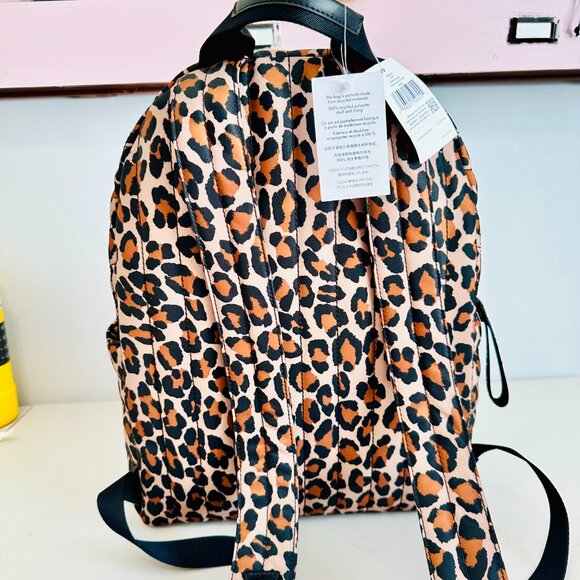 KATE SPADE NEW YORK SPOTTED LEOPARD CAMDEN LARGE QUILTED BACKPACK UNISEX $399 main image 10